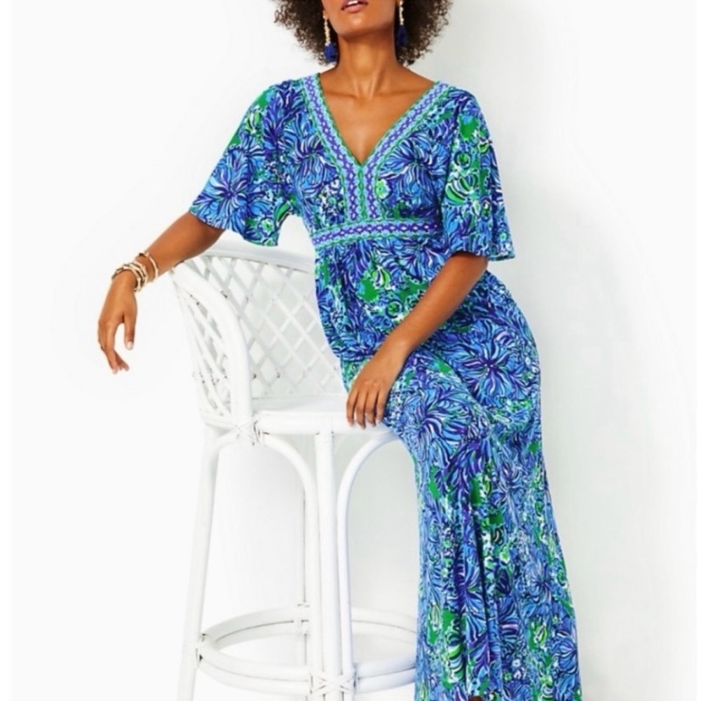 🆕 RARE! Lilly Pulitzer Maxi Dress Size 4 Small